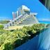 Condo in Ocean Front Resort in Cancún with stepped oceanfront building and sea view
