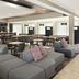 Courtyard by Marriott Chicago Waukegan/Gurnee lobby lounge with bar, seating and tables in Waukegan