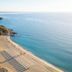 Spiagge San Pietro resort in Castiadas with private beach and sun loungers by the sea