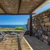Pantelleria Dream Resort in Pantelleria terrace with chairs and table overlooking the sea