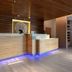 Fairfield by Marriott Inn & Suites Denver Airport at Gateway Park front desk in Denver with blue accent lighting