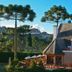 Pousada Campos de Provence in Campos do Jordão with chalet-style rooms and garden views