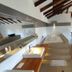 Casa de Campo Hotel & Spa in Villa de Leyva, spa bathroom with built-in Jacuzzi tub and wooden ceiling