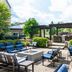 Homewood Suites by Hilton Pittsburgh-Southpointe in Canonsburg outdoor patio with fire pit and pergola seating