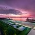 The Prestige Hotel Penang in George Town: rooftop infinity pool overlooking the harbor at sunset