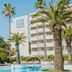 Pool and palm trees at AC Hotels by Marriott Ambassadeur Antibes- Juan les Pins in Antibes