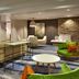 Fairfield Inn & Suites by Marriott Sierra Vista lobby with seating area and round tables