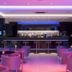 Christofinia Hotel in Ayia Napa bar lounge with purple lighting and round seating