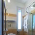 Soggiorno Burchi bathroom in Florence with shower, sink, bidet and towel radiator