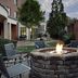 Courtyard by Marriott Greensboro Airport in Greensboro: outdoor fire pit with surrounding seating in courtyard