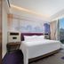 Hampton By Hilton Beijing Wangjing room with city view through floor-to-ceiling windows, Beijing