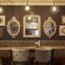 Greswolde Arms by Chef & Brewer Collection in Solihull, tufted booth seating with ornate wall mirrors