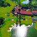 The Suites At Mount Malarayat in Lipa City, aerial view of golf course and resort buildings