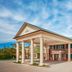 Residence Inn by Marriott West Orange exterior with grand columned entrance and blue sky