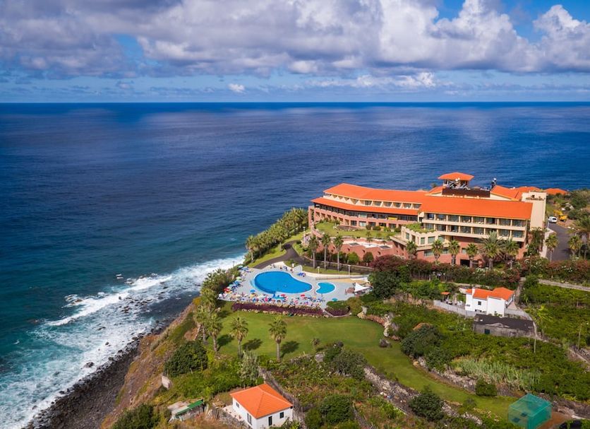 Monte Mar Palace Hotel in São Vicente with oceanfront pool and sweeping Atlantic views