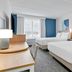 Spark by Hilton Mechanicsburg Harrisburg West guest room with two beds and window seating in Mechanicsburg