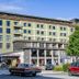 Thon Hotel Saga in Haugesund exterior with street view and trees