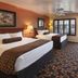 Brisas Del Mar Inn at the Beach, Santa Barbara guest room with two beds and window shutters