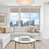 Miami Vacation Rentals - Coconut Grove Miami room with sectional sofa, city and ocean views