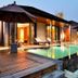 Muthi Maya Forest Pool Villa Resort - Sha Plus Certified in Pak Chong with private villa pool at dusk