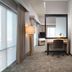 SpringHill Suites by Marriott Minneapolis-St. Paul Airport/Mall of America room with desk and city view in Bloomington