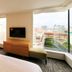 Richmond Hotel Premier Sendai Ekimae room with large city-view window and wall-mounted TV