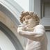 Bb Dolce Luna Florence statue under arched ceiling in interior