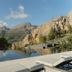 Vivood Landscape Hotel in Benimantell: infinity pool with mountain views and rocky cliffs