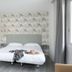 Hotel Boutique Hc Maga room in Puerto de la Cruz with twin beds, floral wallpaper, and window light