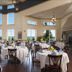 Blue Harbor Resort And Spa in Sheboygan dining room with lake views and set tables