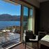 Hotel L'Approdo in Pettenasco room with balcony overlooking the lake and mountains