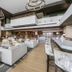 Grand Geneva Resort & Spa in Lake Geneva lobby with modern seating, chandeliers and bar area