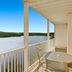 WorldMark Lake of the Ozarks in Osage Beach balcony overlooking lake with table and chairs