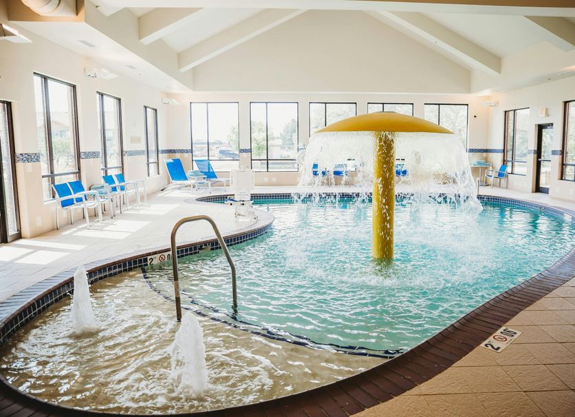 TownePlace Suites by Marriott Aberdeen indoor pool with fountain and whirlpool, Aberdeen