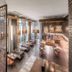 Lakeside Resort Jingdezhen lobby with tall windows, lounge seating, and lake views