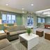 Worldmark Long Beach lobby with seating area and pool table in Long Beach