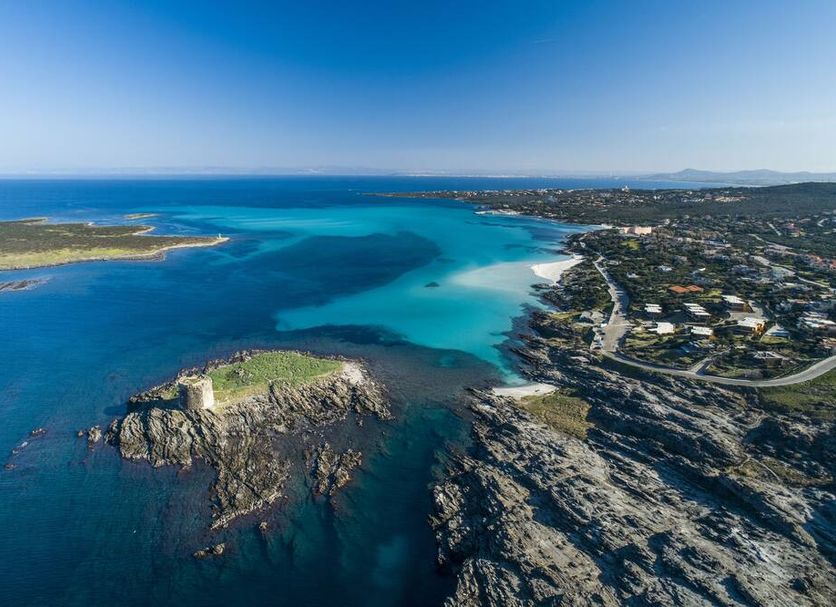 Park Hotel Asinara in Stintino with panoramic sea and coastal bay view