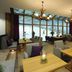 Hotel Fire & Ice Düsseldorf/Neuss lounge in Neuss with large windows and seating area