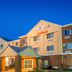Fairfield Inn & Suites by Marriott Chicago Tinley Park exterior at dusk in Tinley Park
