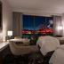 The Westin Anaheim Resort in Anaheim guest room with two beds and Disney California Adventure fireworks view