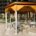 SpringHill Suites by Marriott Orange Beach at The Wharf gazebo seating area at night