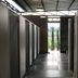 Kondee Cino Cafe and Glamping in Khao Kho hallway with private bathroom stalls and mountain view