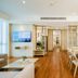 Shama Petchburi 47 Bangkok in Bangkok with a bright suite, dining table, wall TV and wood floors