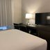 Wingate By Wyndham Jfk Airport / Far Rockaway room with bed, desk, lamp and TV in Queens