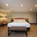 Catalonia Park Putxet Hotel Barcelona guest room with king bed, seating area, and wall-mounted TV