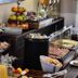Breakfast buffet at Martins Klause Airport Messe Hotel in Leinfelden-Echterdingen with fruit, pastries and cold cuts