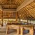 Radisson Blu Resort Temple Bay Mamallapuram open-air thatched restaurant with ocean view in Mahabalipuram