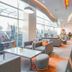 Harris Hotel & Convention Festival Citylink Bandung lobby with lounge seating and large windows