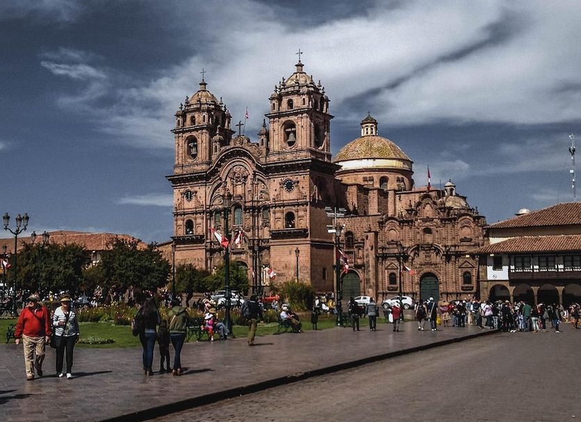 Alo Inka Hotel, Cusco, near a historic cathedral and plaza with cloudy sky