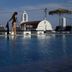 Margie Mykonos Hotel rooftop pool in Mykonos with sun loungers and sea view